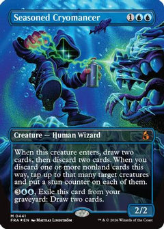 Seasoned Cryomancer (Borderless) (0441) (FRA-441) - Reality Fracture Foil-1