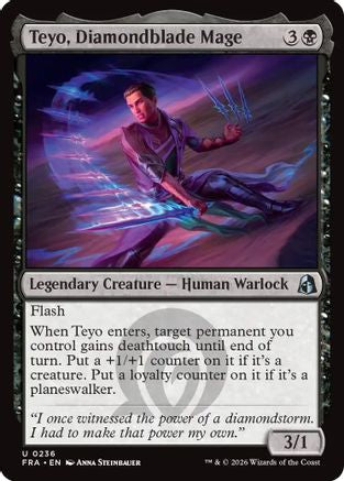 Teyo, Diamondblade Mage (FRA-236) - Reality Fracture Foil-1