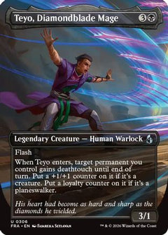 Teyo, Diamondblade Mage (Borderless) (FRA-306) - Reality Fracture-1