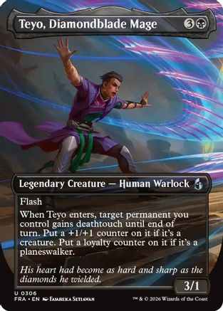 Teyo, Diamondblade Mage (Borderless) (FRA-306) - Reality Fracture-1