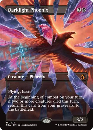 Darklight Phoenix (Borderless) (0325) (FRA-325) - Reality Fracture-1