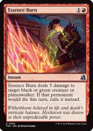Essence Burn (FRA-082) - Reality Fracture Foil-1