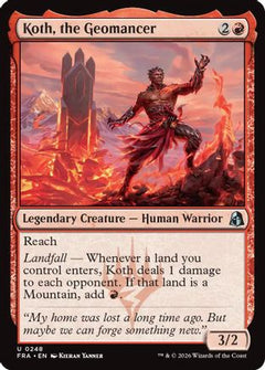 Koth, the Geomancer (FRA-248) - Reality Fracture Foil-1