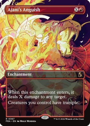 Ajani's Anguish (Borderless) (FRA-367) - Reality Fracture-1