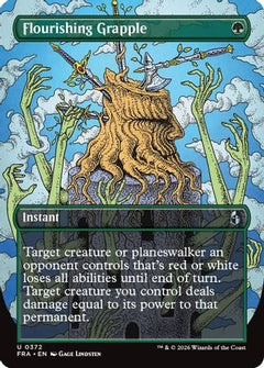 Flourishing Grapple (Borderless) (FRA-372) - Reality Fracture Foil-1