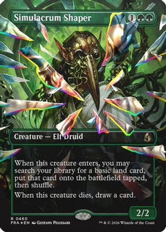 Simulacrum Shaper (Borderless) (Facet Foil) (FRA-460) - Reality Fracture Foil-1