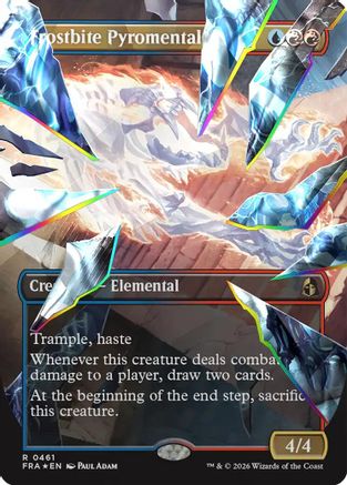 Frostbite Pyromental (Borderless) (Facet Foil) (FRA-461) - Reality Fracture Foil-1