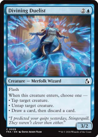 Divining Duelist (FRA-029) - Reality Fracture Foil-1