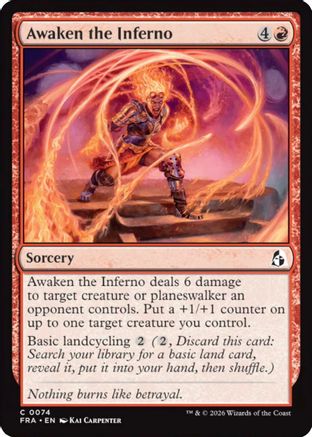 Awaken the Inferno (FRA-074) - Reality Fracture Foil-1