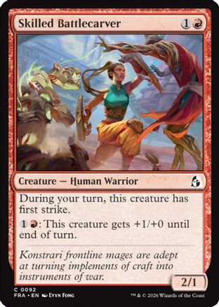 Skilled Battlecarver (FRA-092) - Reality Fracture Foil-1
