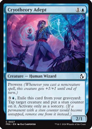 Cryotheory Adept (FRA-027) - Reality Fracture Foil-1