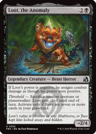 Loot, the Anomaly (FRA-232) - Reality Fracture Foil-1