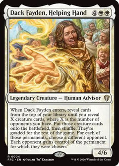 Dack Fayden, Helping Hand (-004) - Commander: Reality Fracture-1