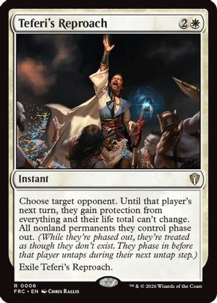 Teferi's Reproach (-004) - Commander: Reality Fracture-1