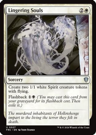 Lingering Souls (-027) - Commander: Reality Fracture-1