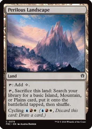Perilous Landscape (-078) - Commander: Reality Fracture-1