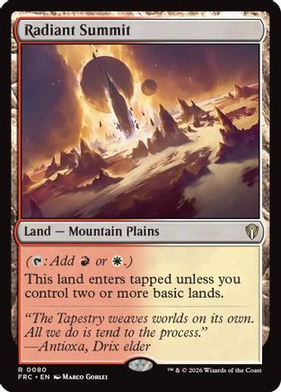 Radiant Summit (-080) - Commander: Reality Fracture-1