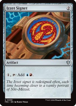 Izzet Signet (-058) - Commander: Reality Fracture-1