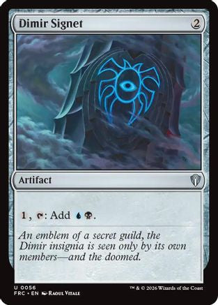 Dimir Signet (-056) - Commander: Reality Fracture-1