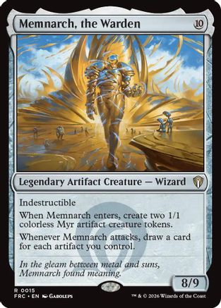 Memnarch, the Warden (-015) - Commander: Reality Fracture-1