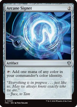 Arcane Signet (-020) - Commander: Reality Fracture-1