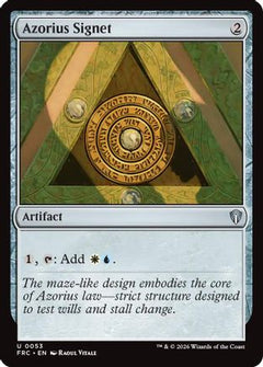 Azorius Signet (-053) - Commander: Reality Fracture-1