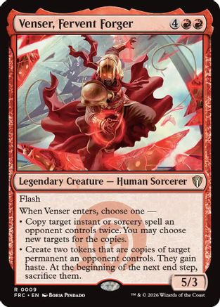 Venser, Fervent Forger (-009) - Commander: Reality Fracture-1