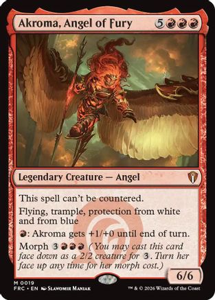 Akroma, Angel of Fury (-019) - Commander: Reality Fracture-1