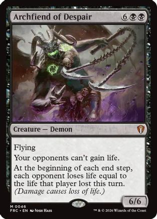 Archfiend of Despair (-046) - Commander: Reality Fracture-1