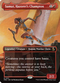 Samut, Hazorer's Champion (Borderless) (FRA-311) - Reality Fracture Foil-1