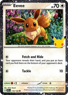 Eevee 116/128  - Holofoil Blister Exclusives - Common-1
