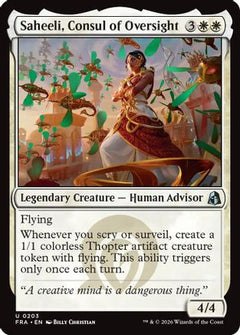 Saheeli, Consul of Oversight (FRA-203) - Reality Fracture-1