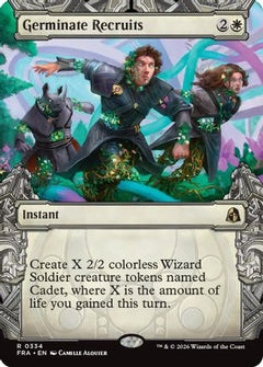 Germinate Recruits (Showcase) (FRA-334) - Reality Fracture Foil-1