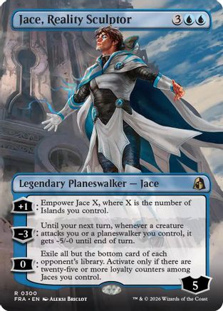 Jace, Reality Sculptor (Borderless) (FRA-300) - Reality Fracture-1