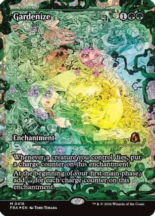 Gardenize (Showcase) (Fracture Foil) (0416) (FRA-416) - Reality Fracture Foil-1