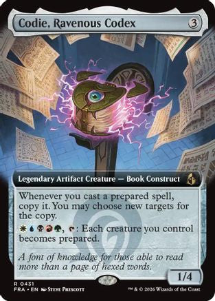 Codie, Ravenous Codex (Extended Art) (FRA-431) - Reality Fracture-1