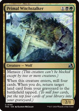 Primal Witchstalker (FRA-144) - Reality Fracture Foil-1