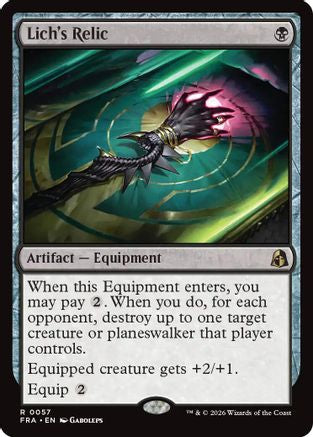 Lich's Relic (FRA-057) - Reality Fracture Foil-1