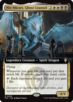 Niv-Mizzet, Ghost Counsel (Extended Art) (-095) - Commander: Reality Fracture-1