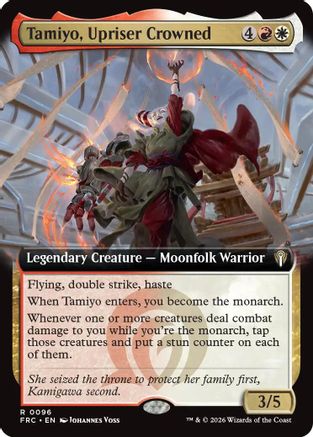 Tamiyo, Upriser Crowned (Extended Art) (-096) - Commander: Reality Fracture-1