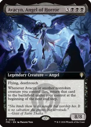 Avacyn, Angel of Horror (Extended Art) (-092) - Commander: Reality Fracture-1