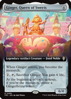 Ginger, Queen of Sweets (Extended Art) (-099) - Commander: Reality Fracture-1