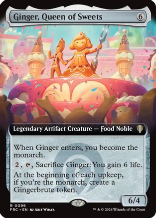 Ginger, Queen of Sweets (Extended Art) (-099) - Commander: Reality Fracture-1