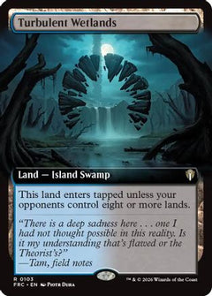 Turbulent Wetlands (Extended Art) (-103) - Commander: Reality Fracture-1