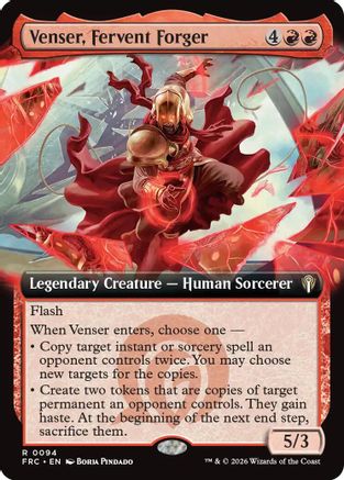 Venser, Fervent Forger (Extended Art) (-094) - Commander: Reality Fracture-1