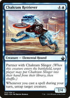 Chakram Retriever (Prerelease) [Battlebond Promos]-1