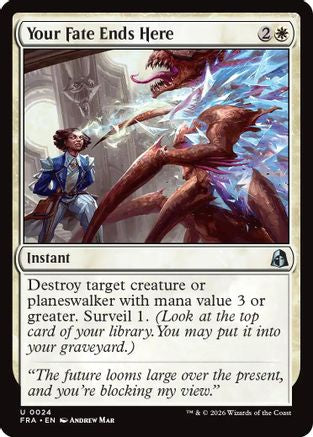 Your Fate Ends Here (FRA-024) - Reality Fracture Foil-1