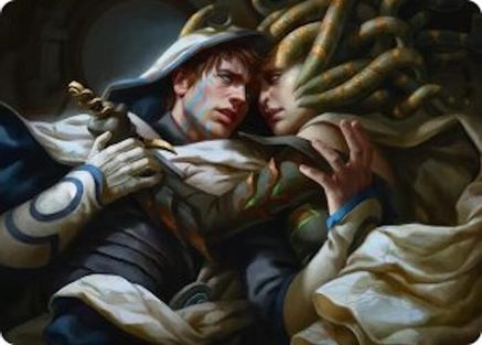 Vraska's Final Mercy Art Card (ASFRA-015) - Art Series: Reality Fracture-1