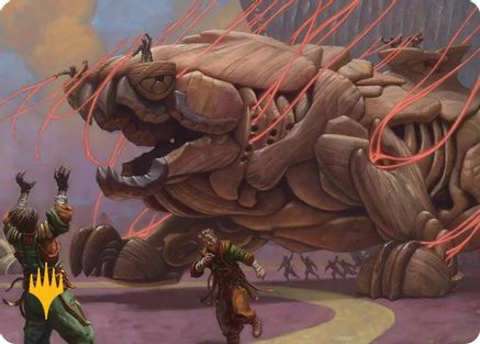 Craterclaw Colossus Art Card (Gold-Stamped) (ASFRA-016) - Art Series: Reality Fracture-1