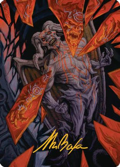 Curse-Marred Demon Art Card (Gold-Stamped Signature) (ASFRA-037) - Art Series: Reality Fracture-1